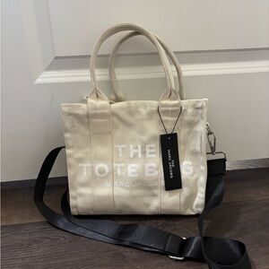 Marc Jacobs Beige Tote with Black Strap